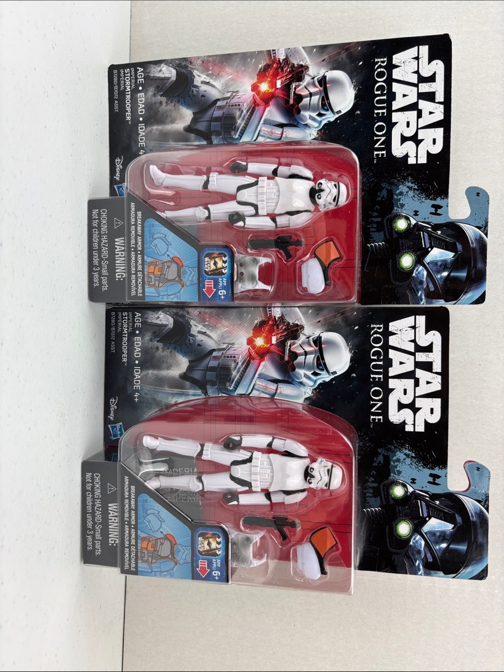 Star Wars Rogue two White Stormtrooper Action Figures - Kids Toy 4”
